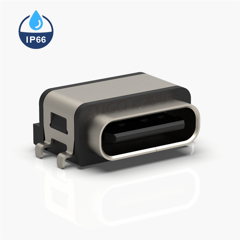 防水type-c母座 6P沉板0.6mm