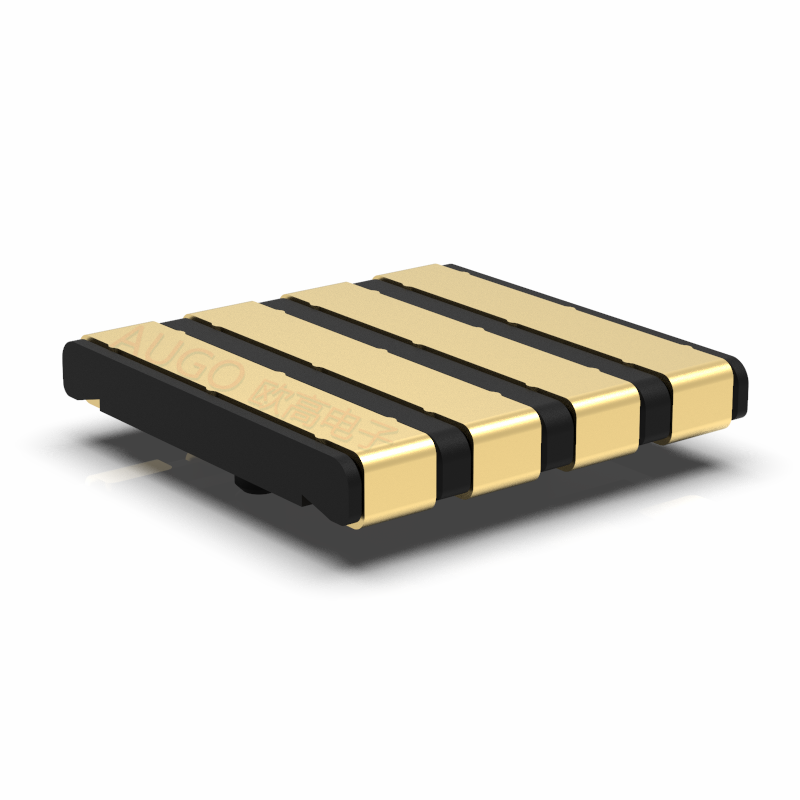 Pitch2.54mm金手指 4P锂电池母座 BF-25-4PD150